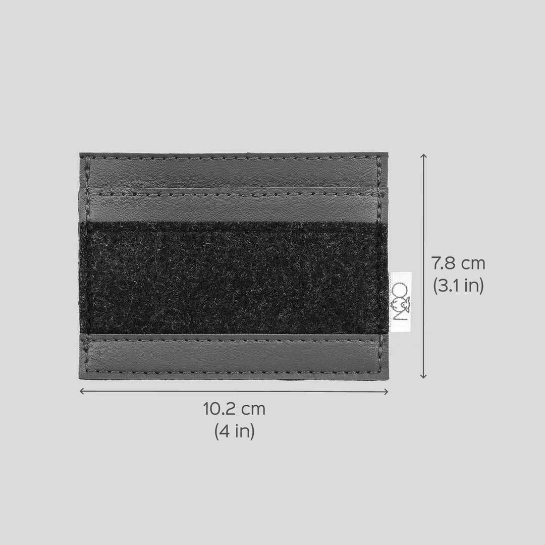 Eco-felt & Vegan Leather Card Holder