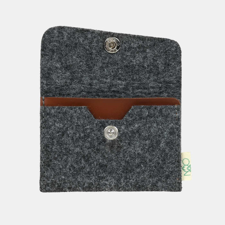 Eco-felt & Vegan Leather Card Holder