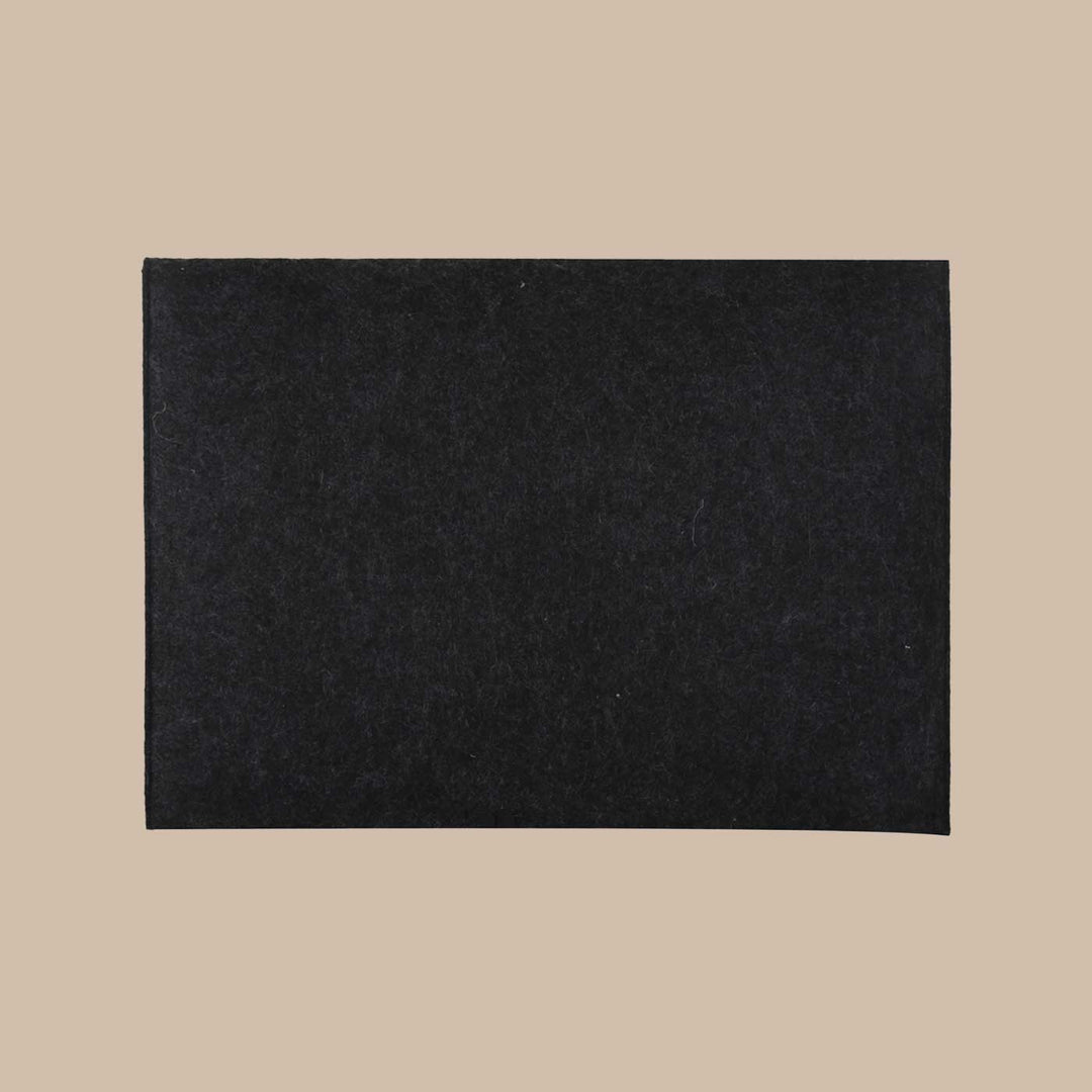 Eco-felt & Vegan Leather Laptop Sleeve