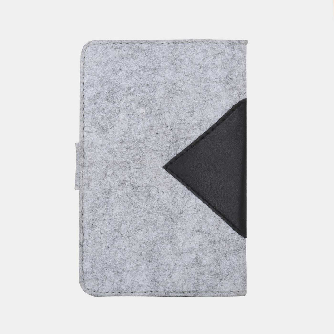 Eco-felt & Vegan Leather Passport Sleeve