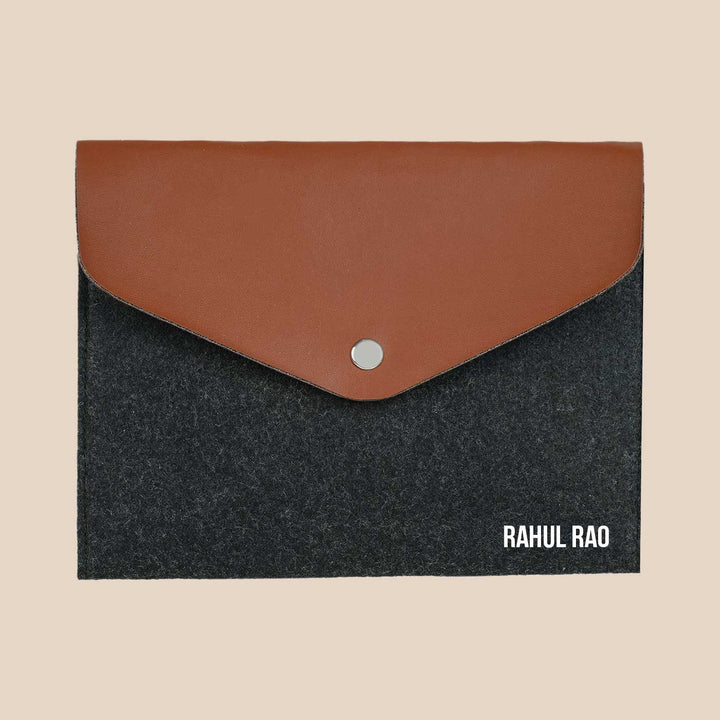 Eco-felt & Vegan Leather Diary Cover