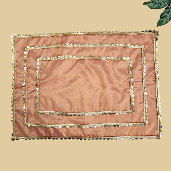 "Sitara" Tissue Fabric Tray Cover For Festive Decor