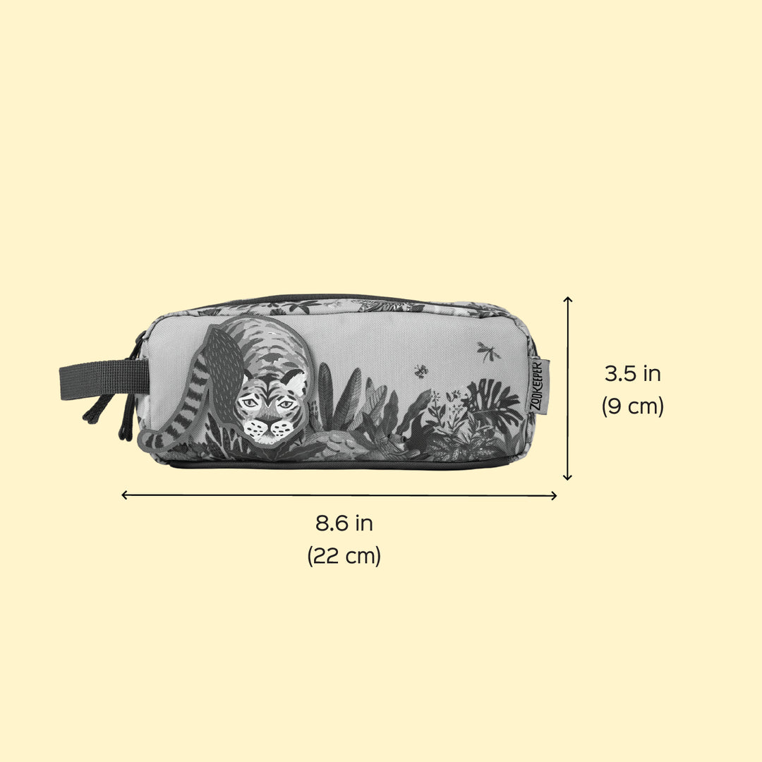 A Canopy In Kanha Theme Water-Resistant Kids Pencil Pouch