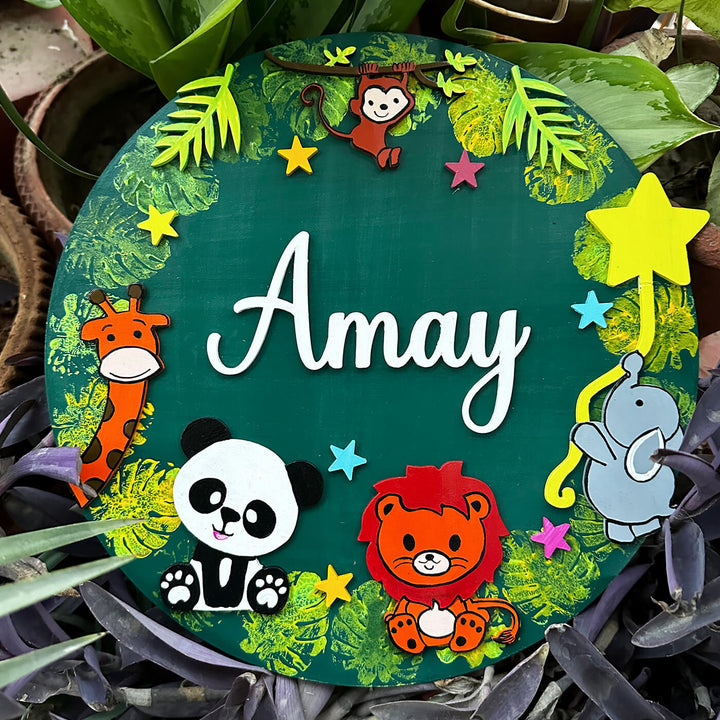 Hand Painted Personalised Kids Nameplate