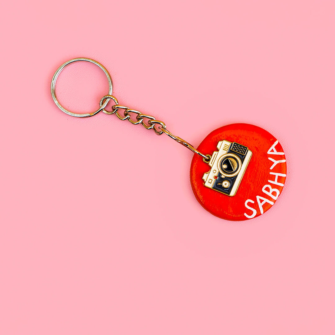 Handmade Keychain with Customizable Charms