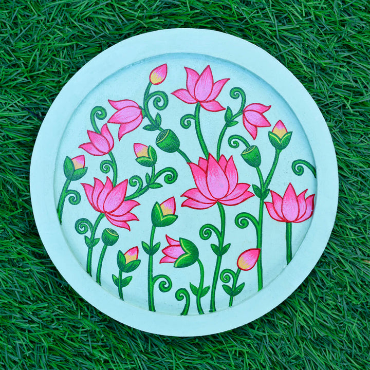 Handpainted Pichwai Themed Wall Plate