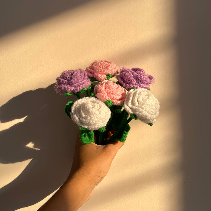 Handcrafted Crochet Flower | Rose - Zwende