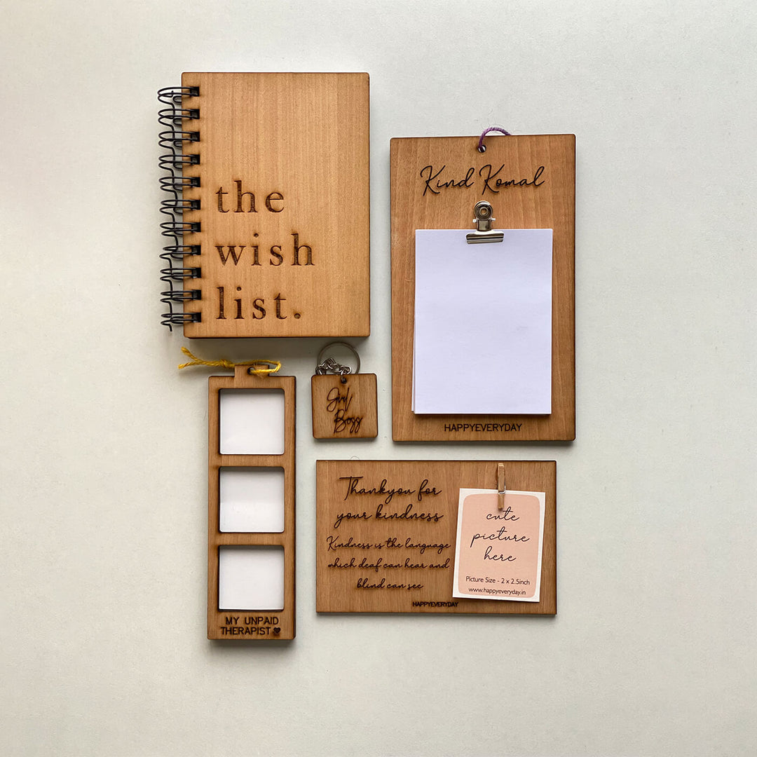 Stationery Rakhi Gift Hamper For Brothers With Roli Chawal