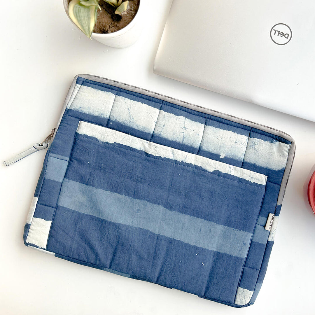 Sustainable Handmade Cotton Laptop Sleeve