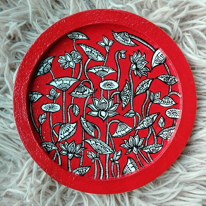 Handpainted Pichwai Themed Wall Plate