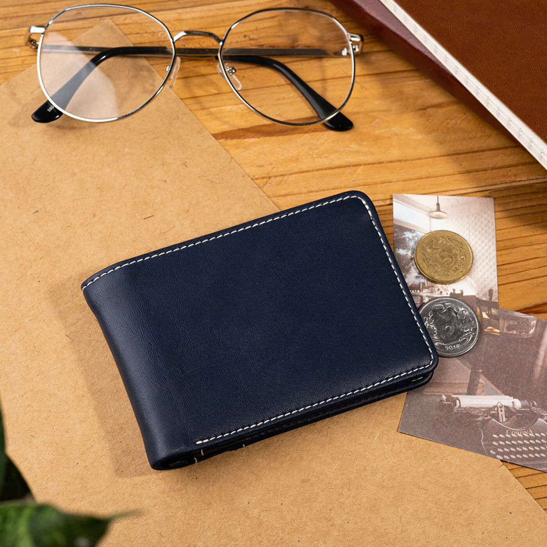 Faux Leather Billfold Wallet