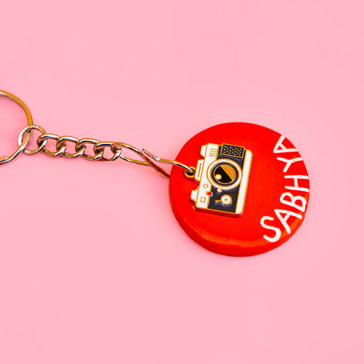 Handmade Keychain with Customizable Charms