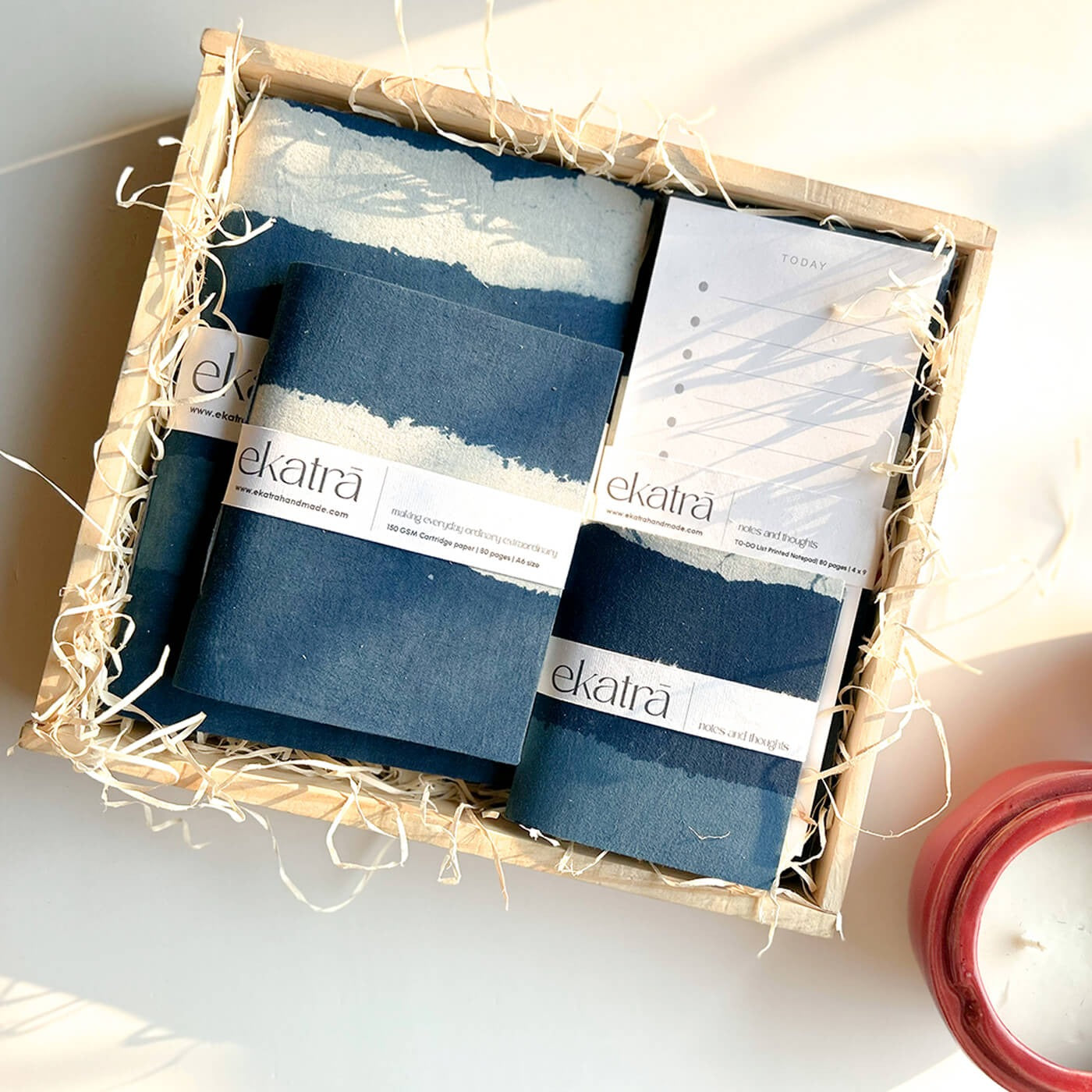 Buy Eco-friendly All-in-One Handcrafted Stationary Hamper Online On Zwende