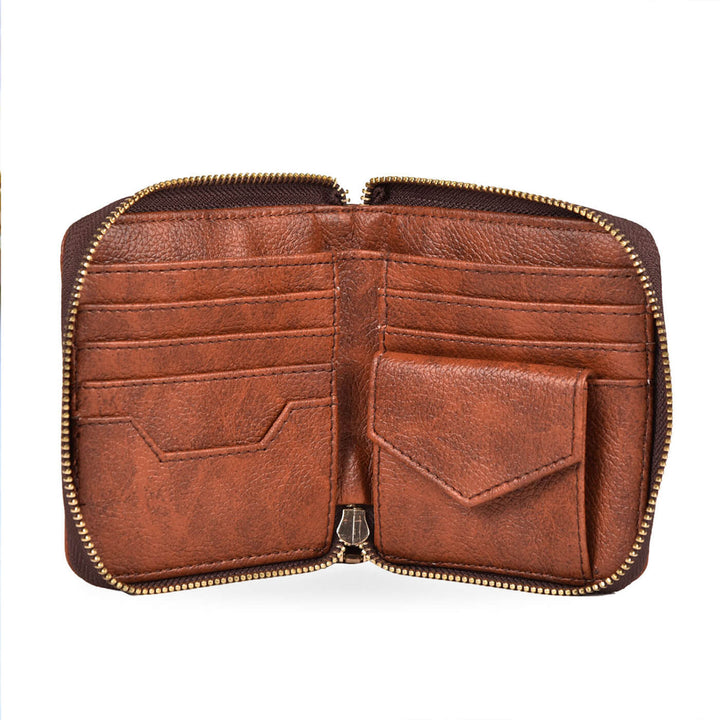 Handcrafted Faux Leather Pocketbook Wallet