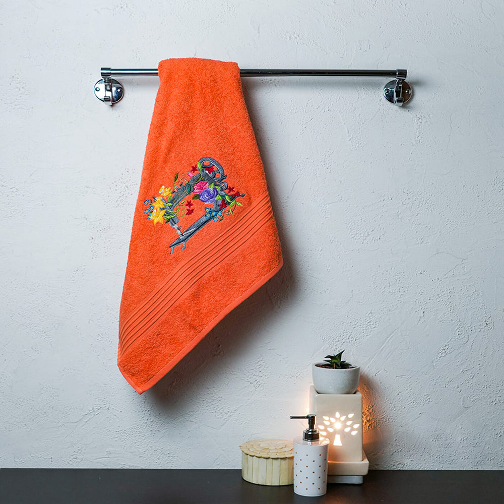 Embroidered Personalized Egyptian Cotton Bath Towel - Zwende