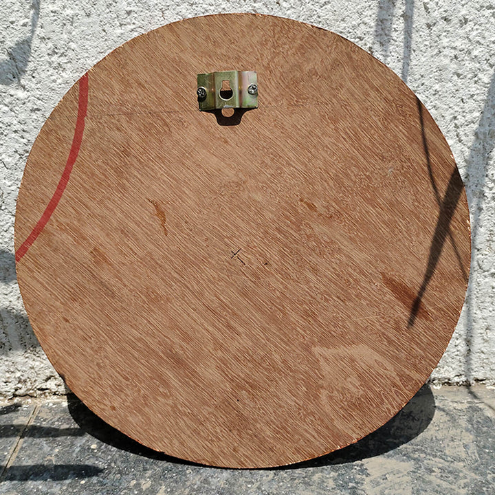 Handcrafted Personalized Prajkta Wooden Round Nameplate