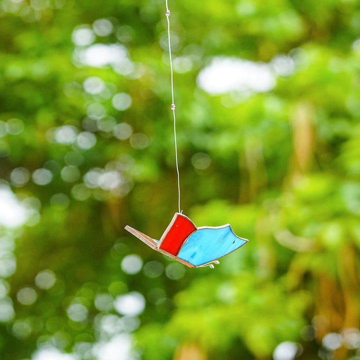 Handcrafted Stained Glass Hanging Suncatcher Butterfly