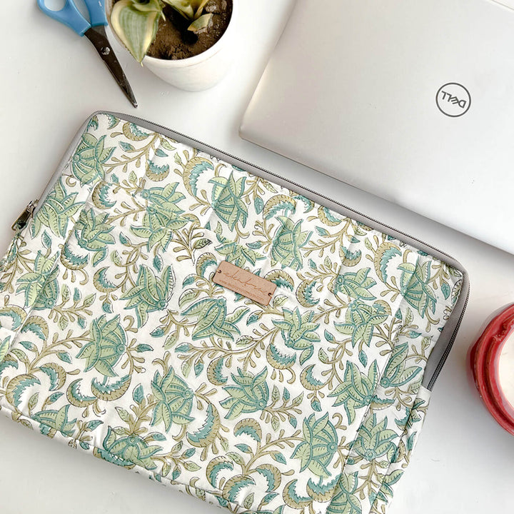 Sustainable Handmade Cotton Laptop Sleeve