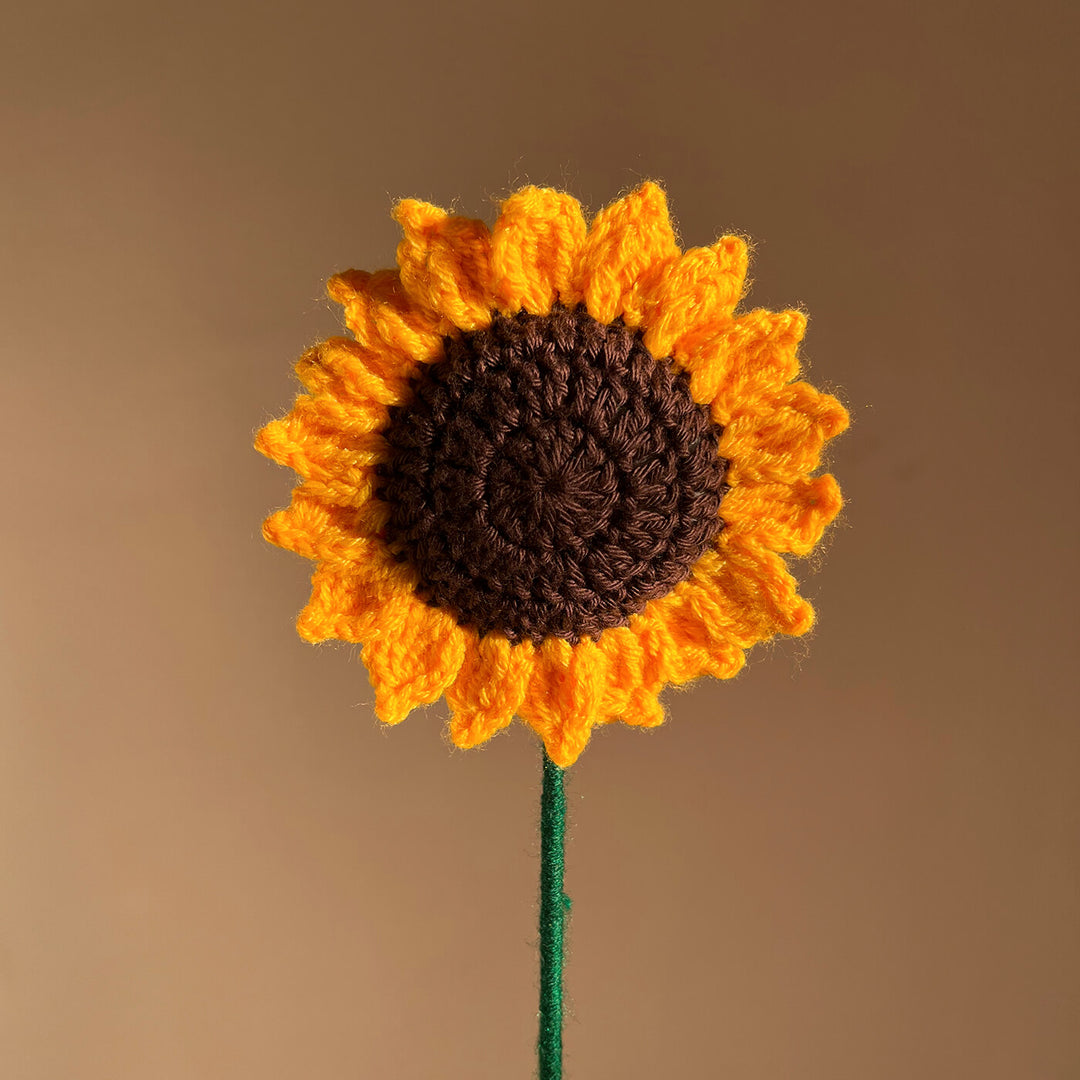 Handcrafted Crochet Flower | Sunflower - Zwende