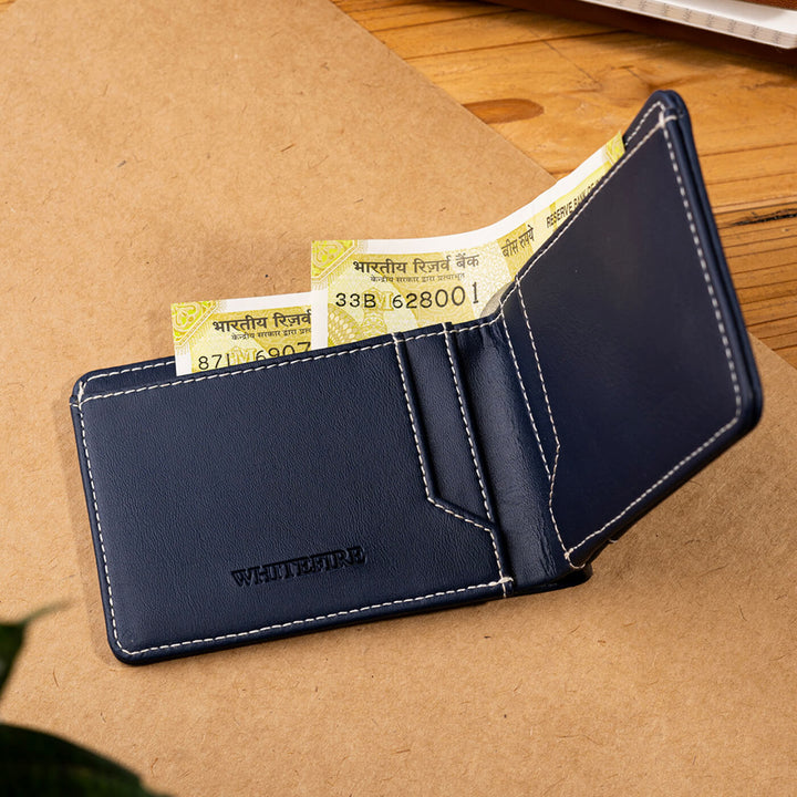 Faux Leather Billfold Wallet