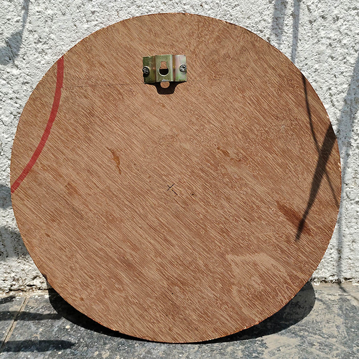 Handcrafted Personalized Chafa Wooden Round Nameplate - Zwende