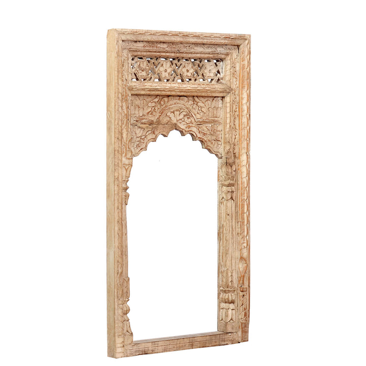 Handcrafted Antique Reclaimed Wood Jharokha | 36 x 19 Inch