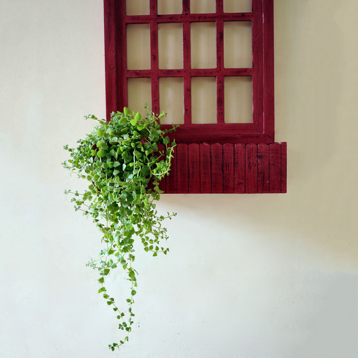 Arched Triangle Wooden Basket Frame - Distress Finish