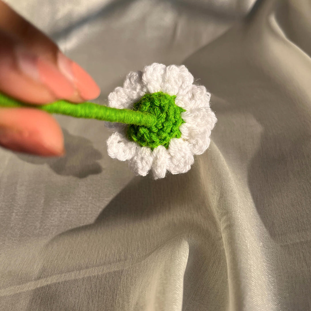 Handcrafted Crochet Flower | Chamomile (Set of 4)