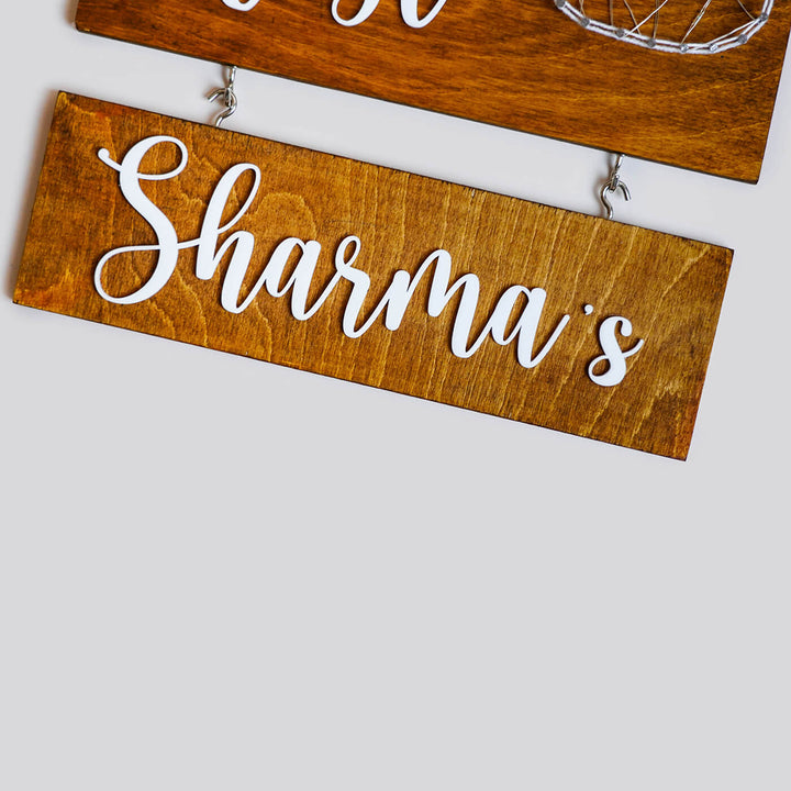 String Art Mason Jar Nameplate