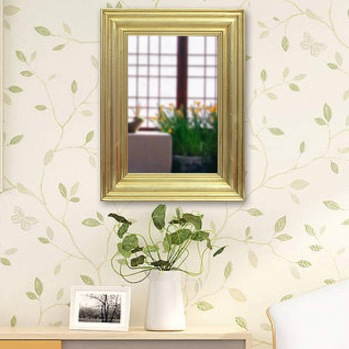 Handpainted Antique Iron Mirror | 17.5 x 24 Inches