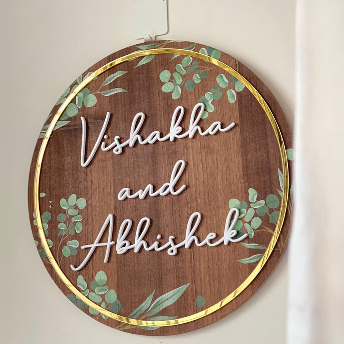 Wooden name plate designs discount