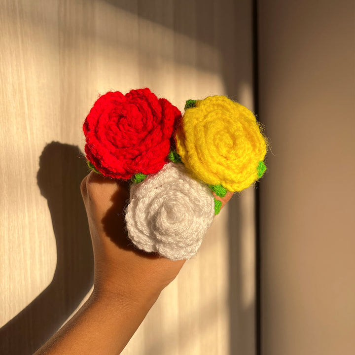 Handcrafted Crochet Flower | Rose - Zwende
