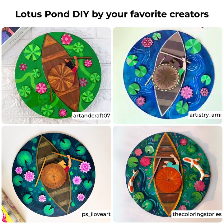 Lotus Pond DIY - 19 Pieces