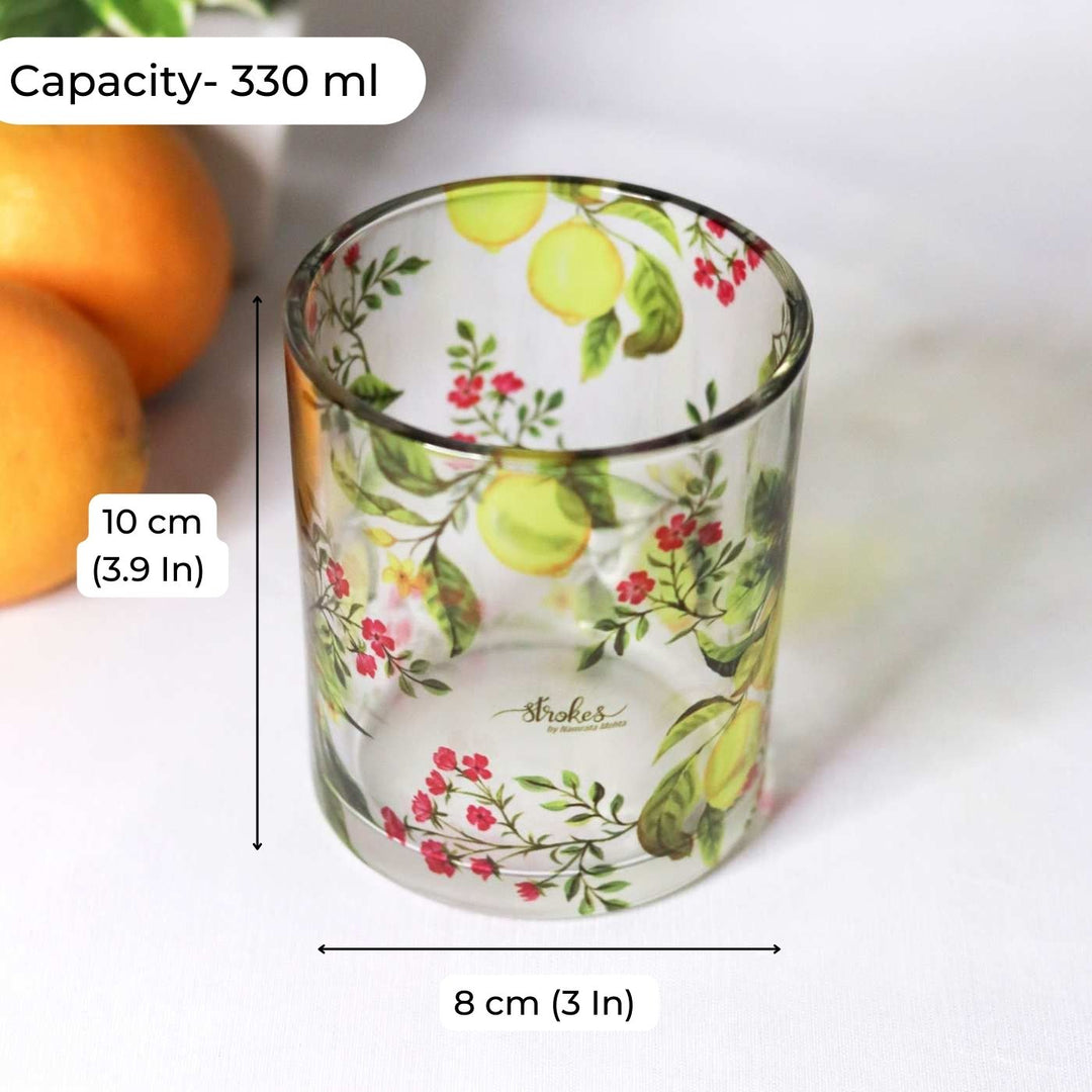 Delicate Printed Glasses I 330 ML