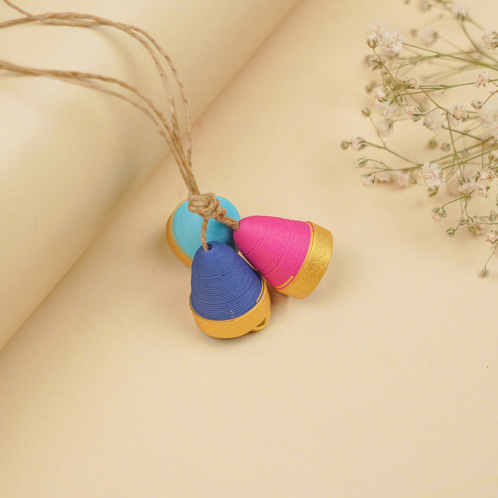 Handmade Paper Quilled Evil Eye Theme Bhaiya Bhabhi Rakhi With Roli Chawal | Set Of 2