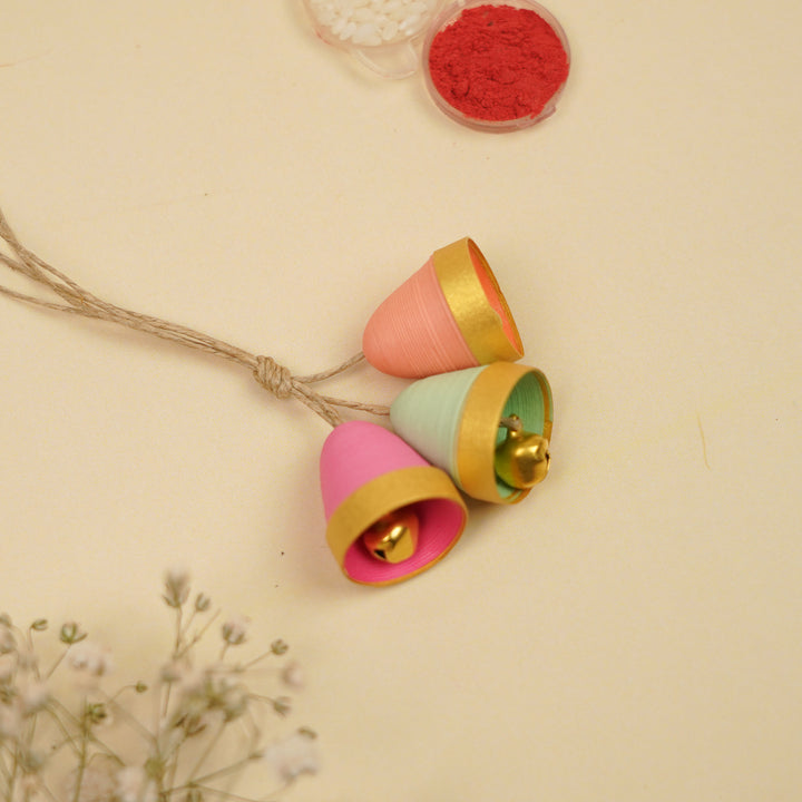 Handmade Paper Quilled Candy Theme Bhaiya Bhabhi Rakhi With Roli Chawal | Set Of 2