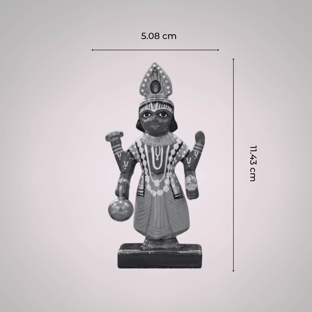 Set of 10 | Handmade Wooden Small Vishnu Dashavataar Golu Doll Toys For Festive Decor