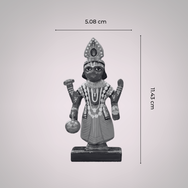 Set of 10 | Handmade Wooden Small Vishnu Dashavataar Golu Doll Toys For Festive Decor