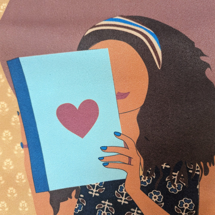 16 Inch | Printed Booklover's Retreat Theme Cushion Cover