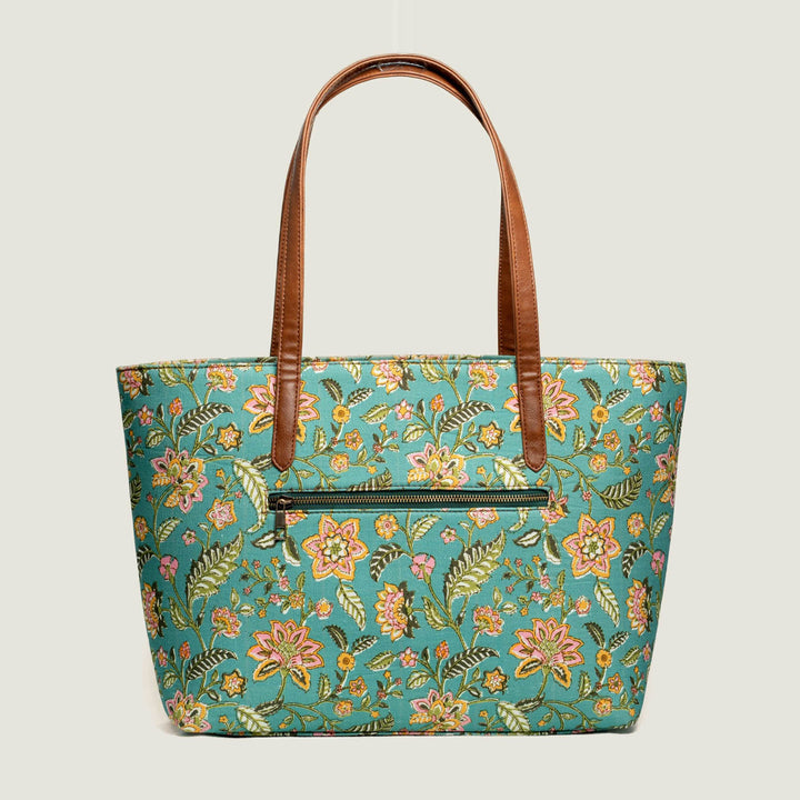 Parkota Hand Block Printed Everyday Tote Bag