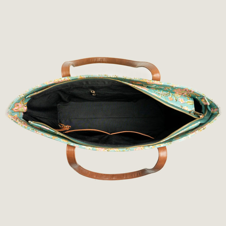 Parkota Hand Block Printed Everyday Tote Bag