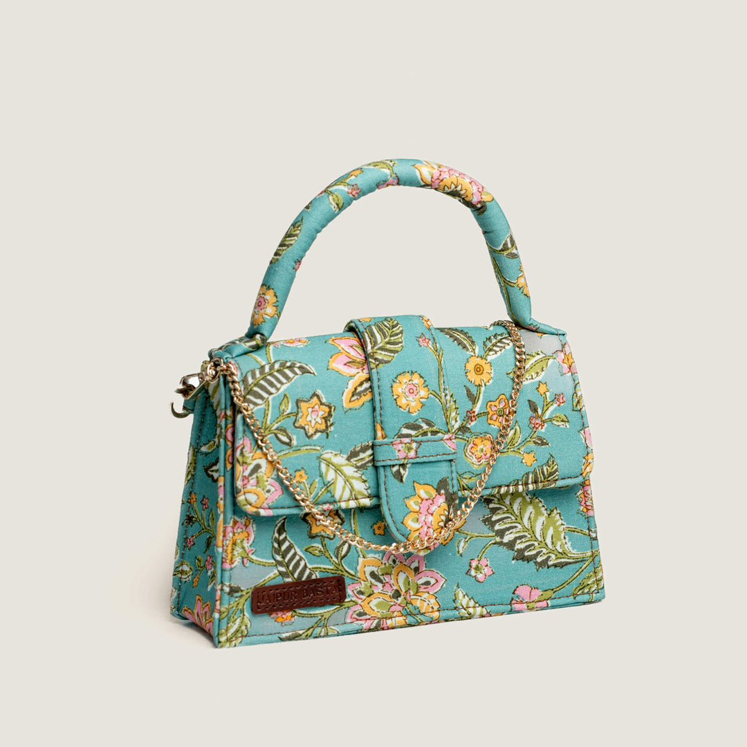 Parkota Hand Block Printed Medium Chiq Bag