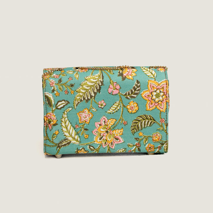 Parkota Hand Block Printed Satchel Bag