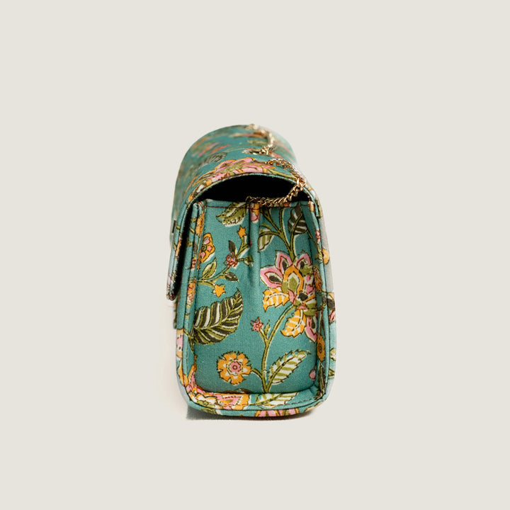 Parkota Hand Block Printed Satchel Bag