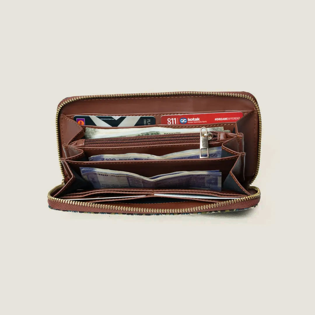 Parkota Hand Block Printed Wrist Clutch