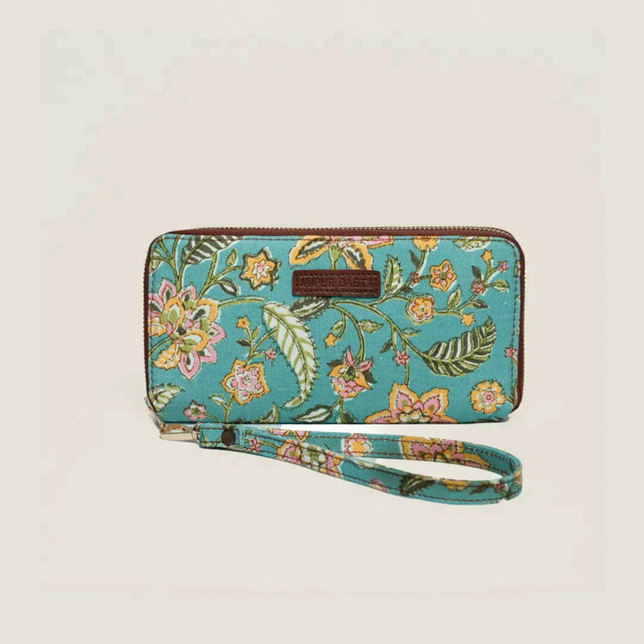 Parkota Hand Block Printed Wrist Clutch