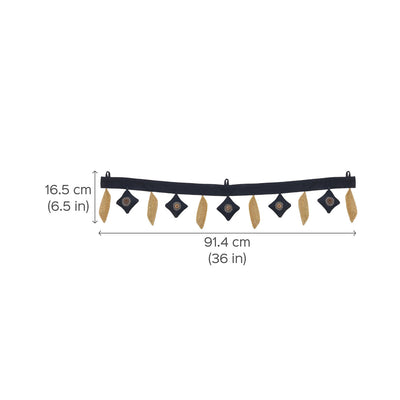 Eco-Friendly Golden Grass Toran I Door Bunting