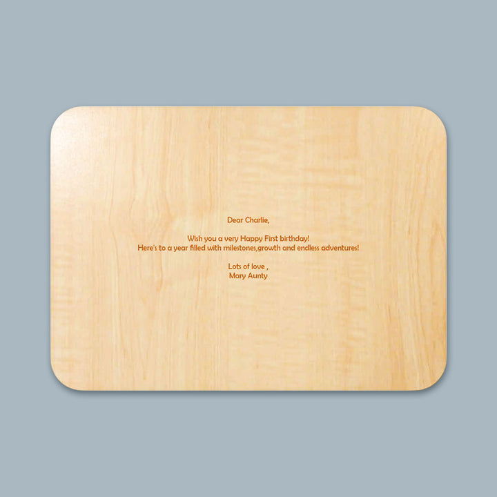 Personalized Transport Theme Wooden Puzzle