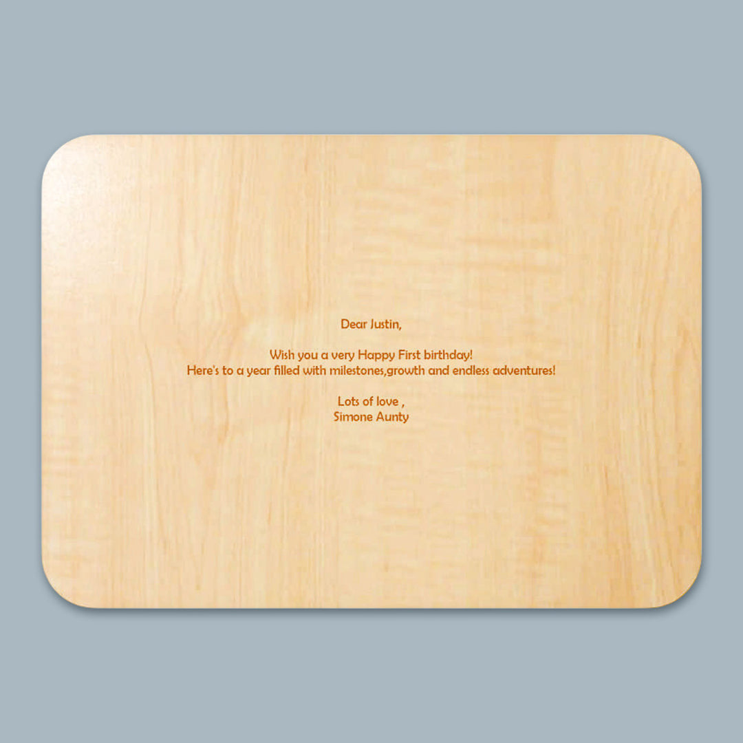 Personalized Vegetables Theme Wooden Puzzle