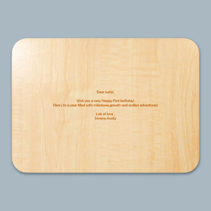 Personalized Vegetables Theme Wooden Puzzle